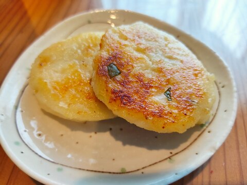 バジルチーズポテトもち